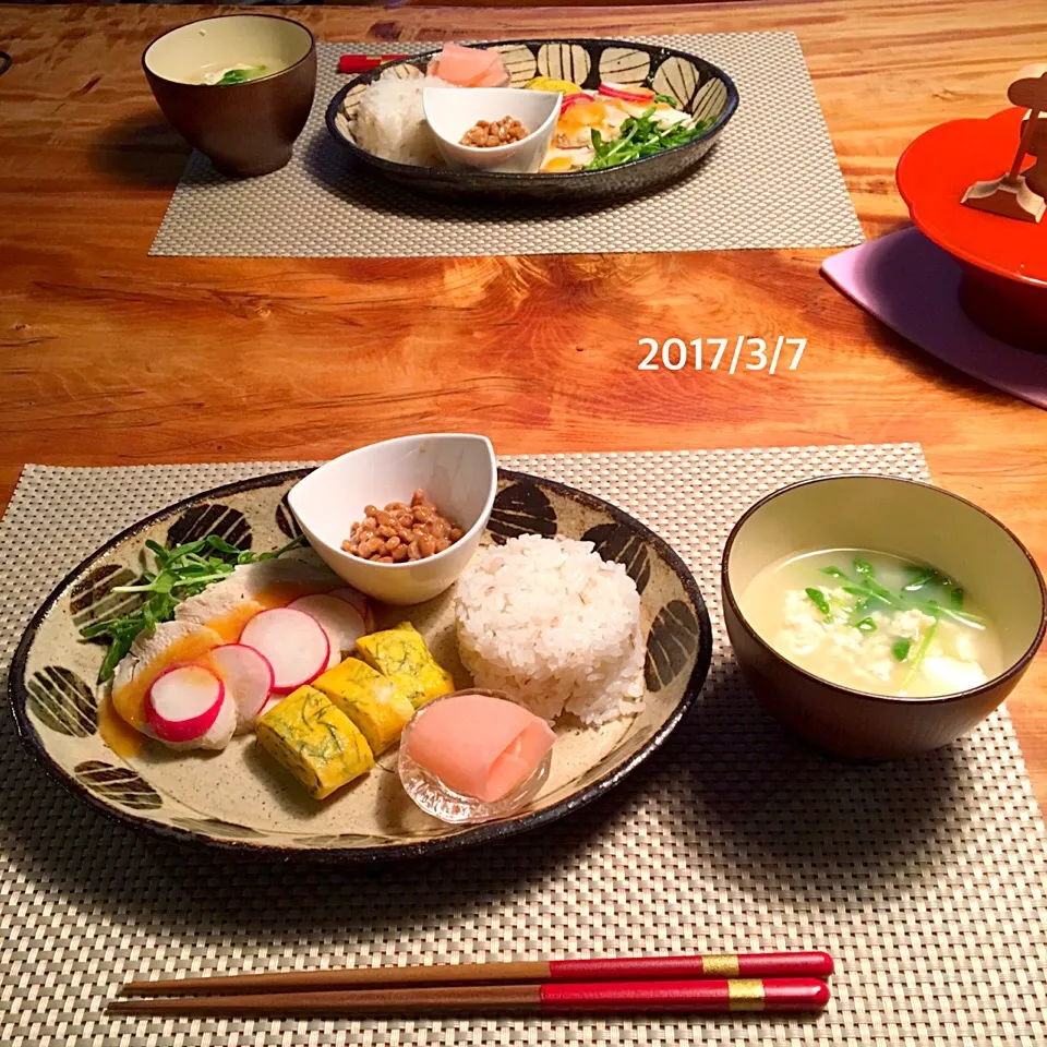 Snapdishの料理写真:朝ごはん 2017・3・7|ローゼルさん