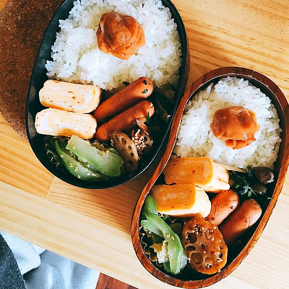 今日のお弁当♡2人分|ゆかさん