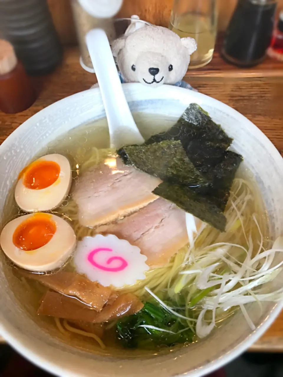 塩ラーメン。青山椒たくさん入れて食べました。|リュカさん