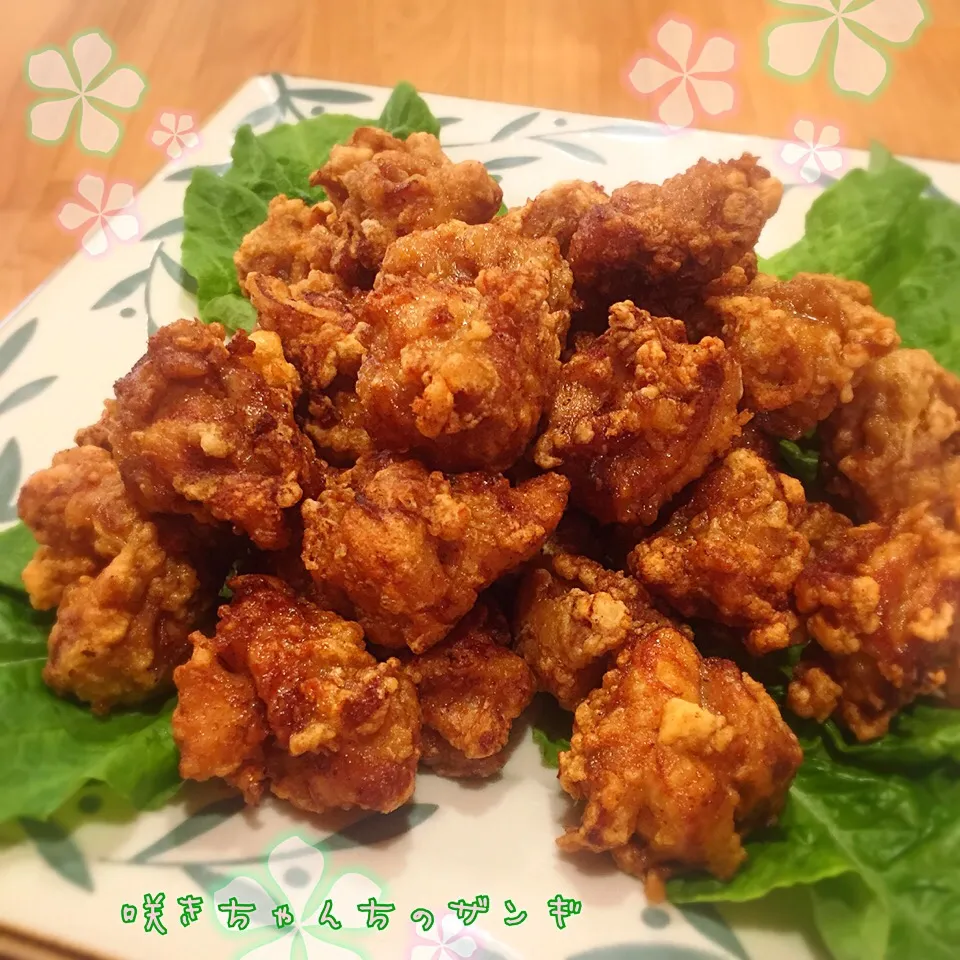 Snapdishの料理写真:咲きちゃんの💕 うちの ザンギ🐔 （鶏のから揚げ）|こずえ⑅◡̈*さん