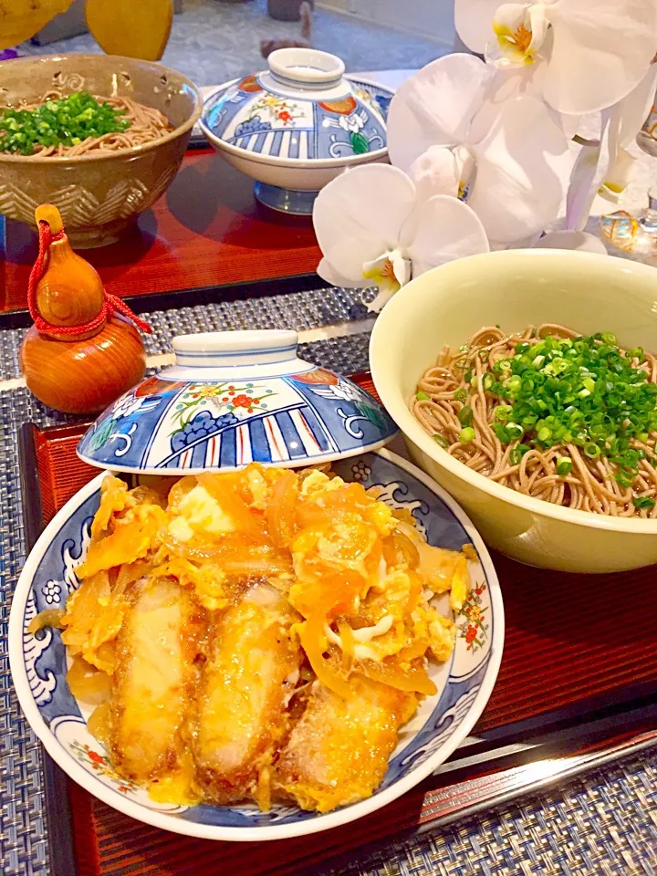 かつ丼とかけ蕎麦定食|Mayumiさん