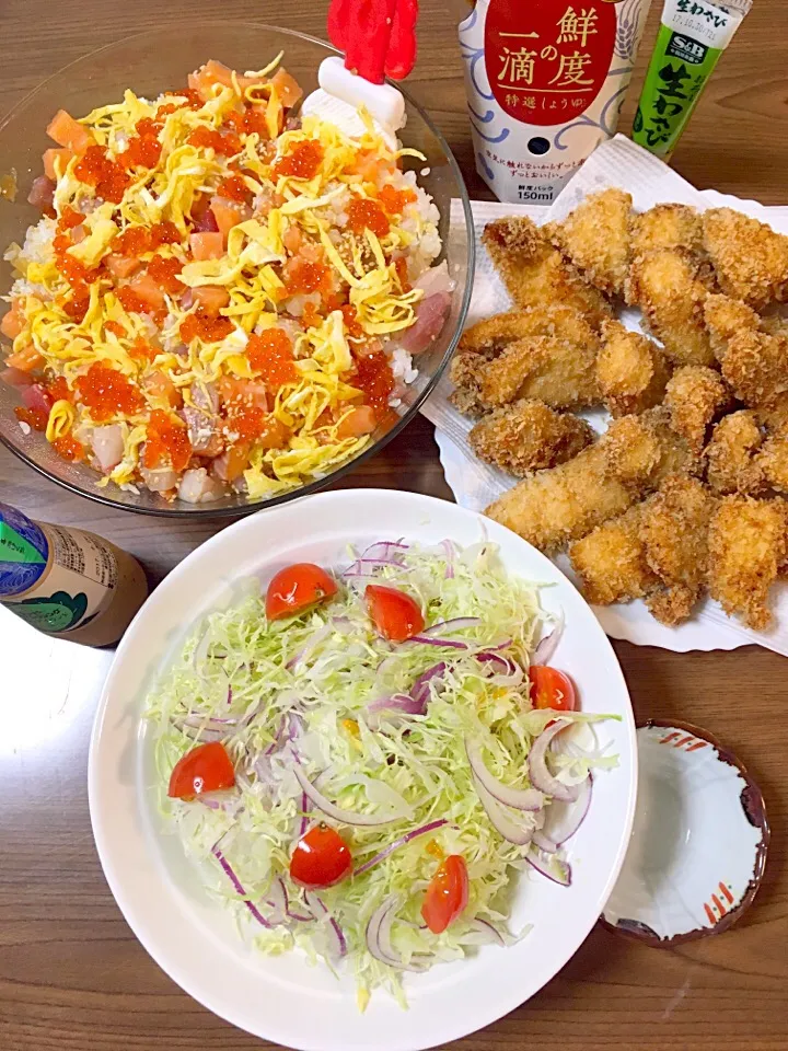 Snapdishの料理写真:今日のウチのご飯😋|みかさん