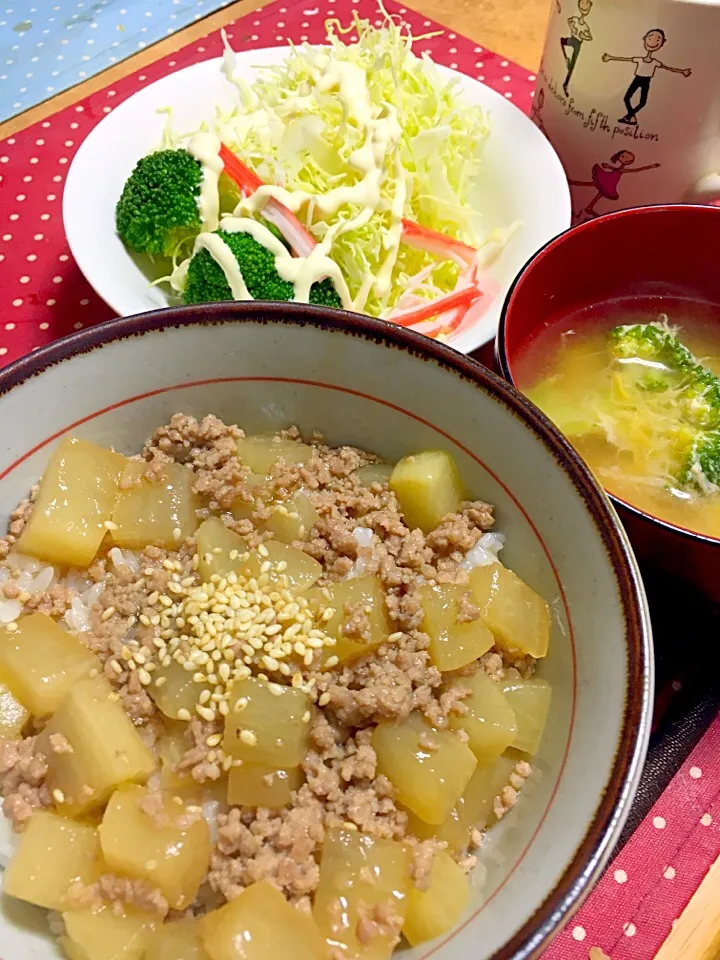 麻婆大根丼|ゆきさん