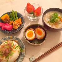 Snapdishの料理写真:半熟たまごのにくまき|ほじさん