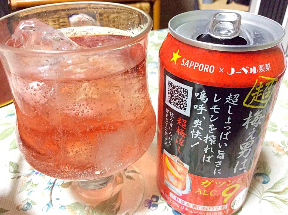 Snapdishの料理写真:超男梅サワー サッポロビール
#男梅 #サワー #ノーベル|sakumaさん