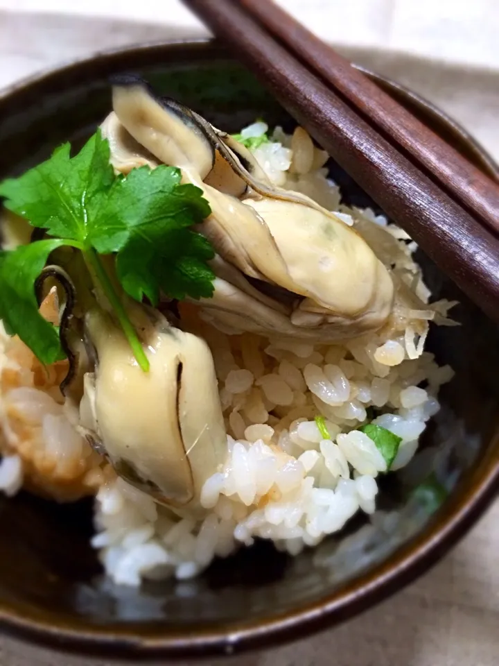 やっと…牡蠣飯♪|るん♪さん