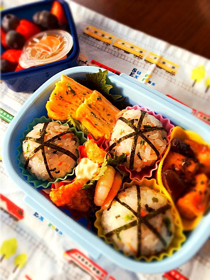 Snapdishの料理写真:2017.3.9 園児弁当❤︎|♡kana♡さん