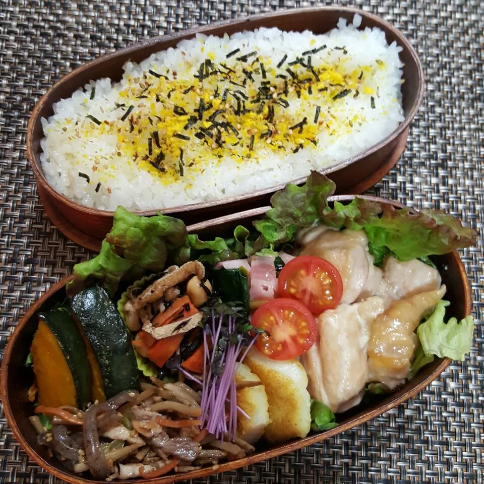 今日のお弁当🎵　チキンマヨ～～🐔🐔🐔🐔|クッキングオヤジさん