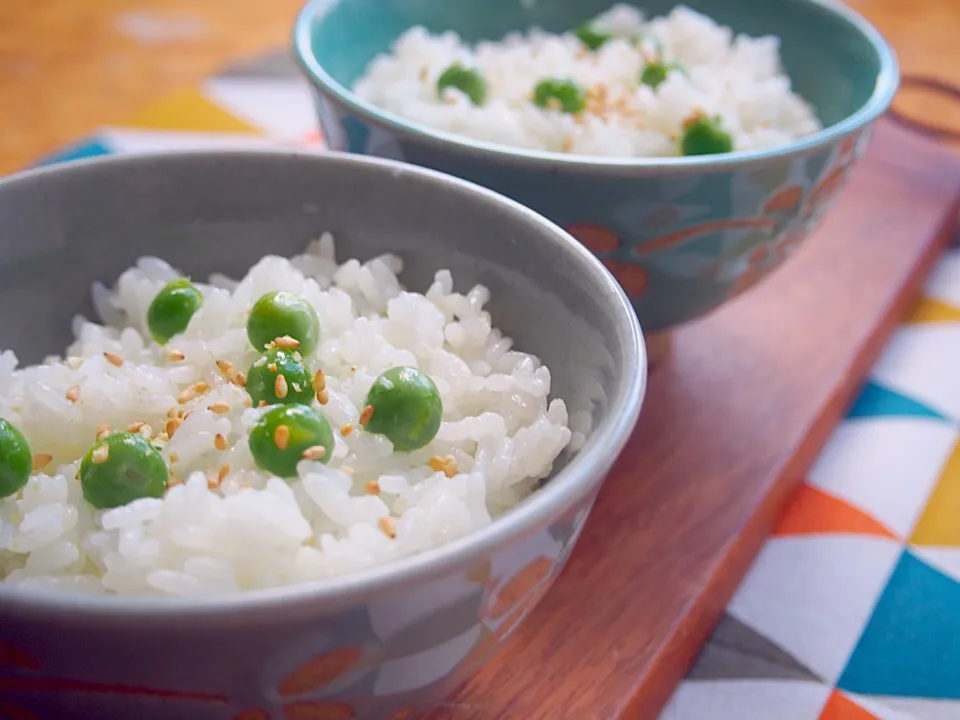 「うすいえんどう」の豆ご飯|アマンダさん