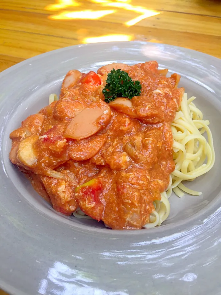 Spaghetti #italianfood|シュムさん