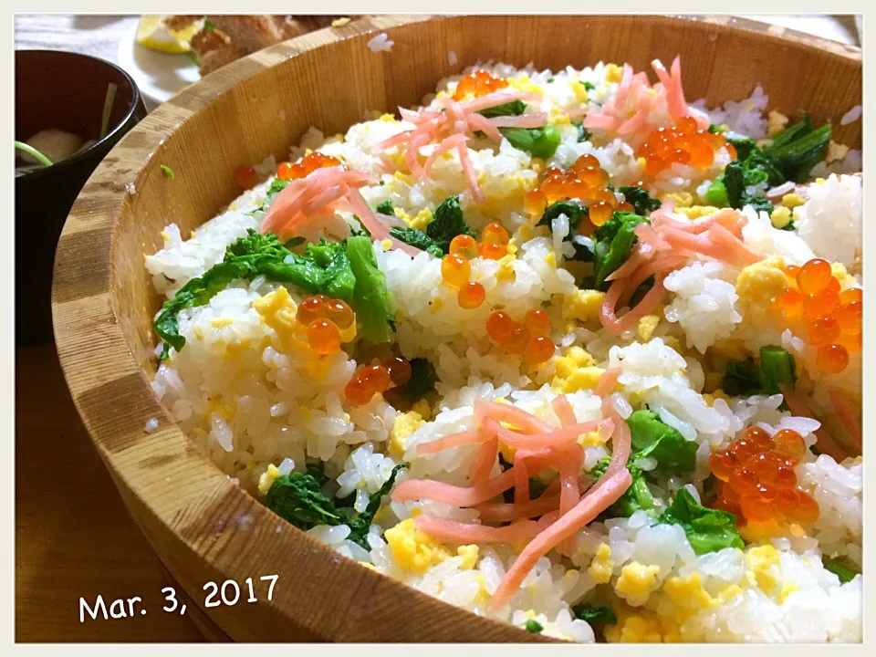 Snapdishの料理写真:アッチさんの料理 菜の花ごはん|みきおさん