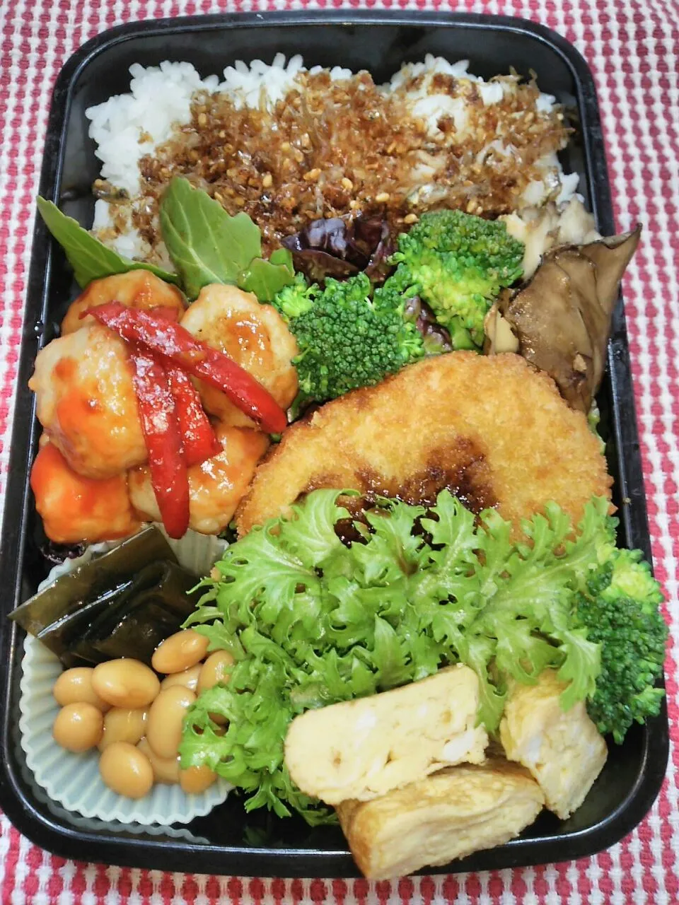 Snapdishの料理写真:旦那夜勤弁当🍱|miimiさん