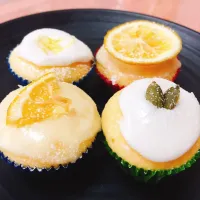 Snapdishの料理写真:lemon cupcake🍋|NAOさん