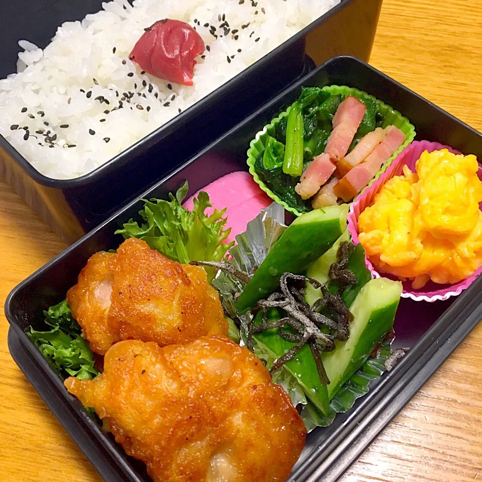 今日のお弁当🍱2017.3.10
パパ弁
#お弁当|mayuさん