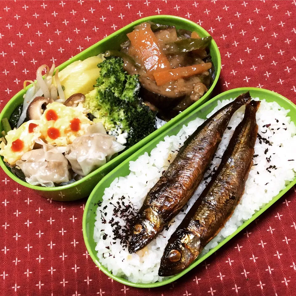 Snapdishの料理写真:今日#3月10日 は#ミートの日 らしいですが完全スルーで「魚どーーーん弁当」でごはんがすすむ事確定w|夢ーテルさん