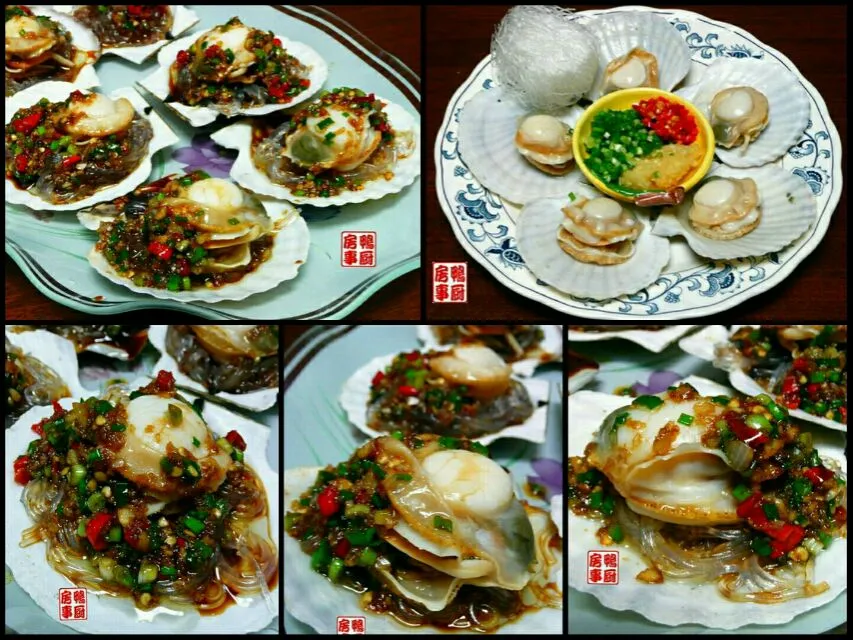 steamed scallops|steven z.y.さん