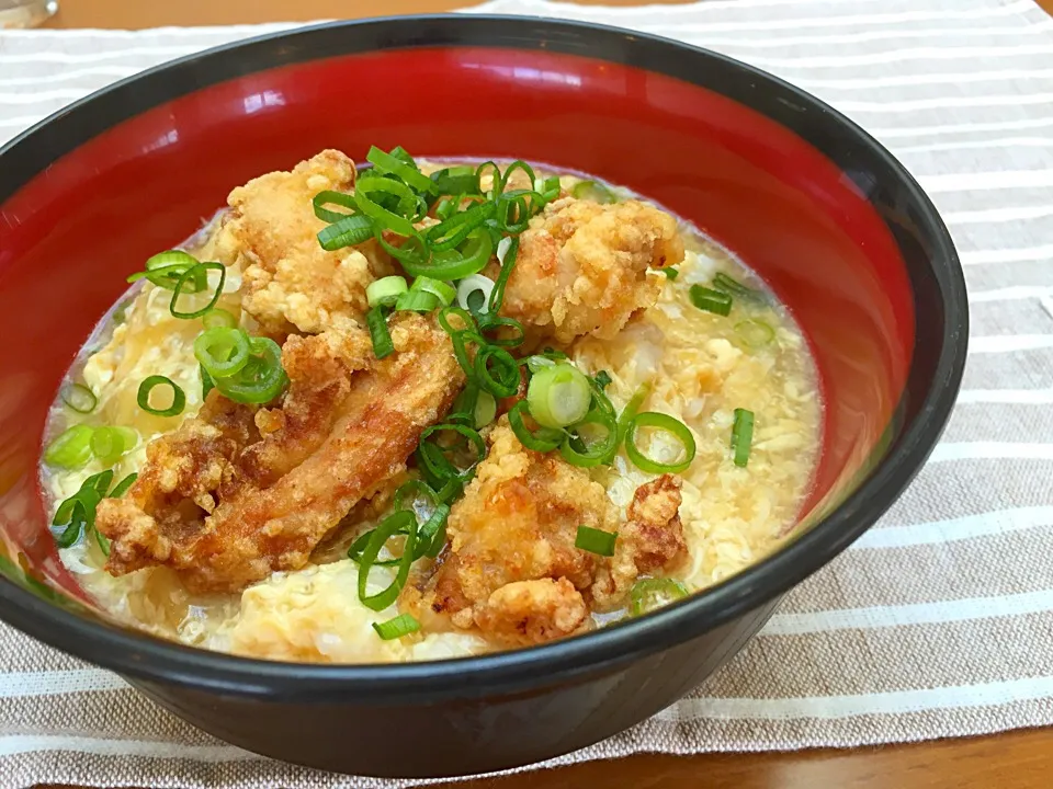 鶏唐揚げの親子丼|小松 菜々さん