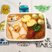 Snapdishの料理写真:スターウォーズBB-8おべんと|Sachiさん