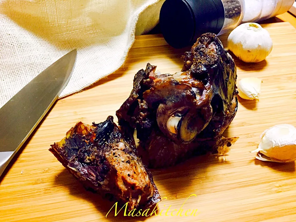 Roasted Tuna Head 
キメジマグロの兜焼き|Masakiさん