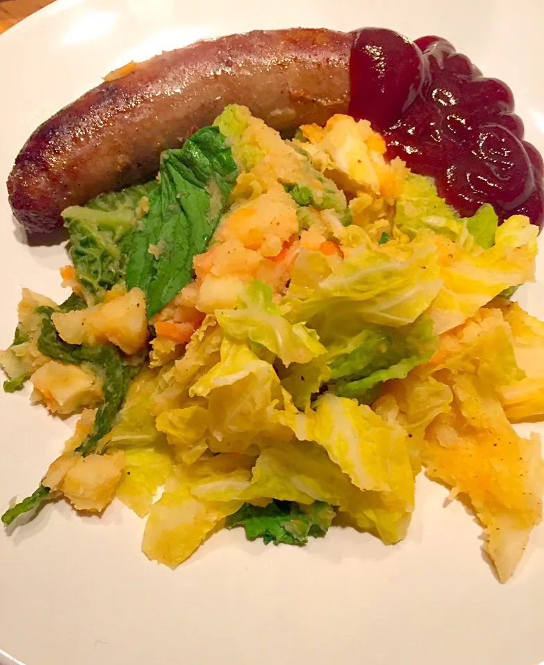 5 veg mash and sausage|Generaalさん