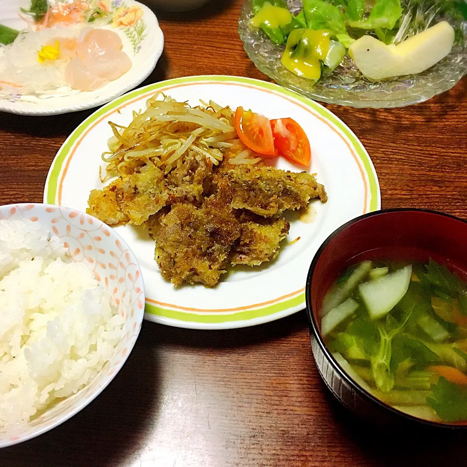 Snapdishの料理写真:豚肉パン粉焼き🍳|めいこさん