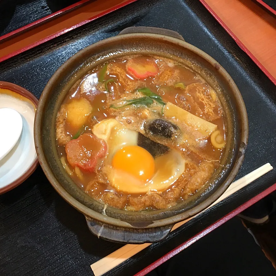 名古屋名物🔹角丸の味噌煮込みうどん|Youさん