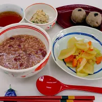 Snapdishの料理写真:玄米小豆粥|藤田倫子さん