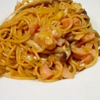 全粒パスタの和風きのこスパゲティ|ライムさん