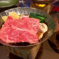 Snapdishの料理写真:和牛すき焼き|くまがいじゅんこさん