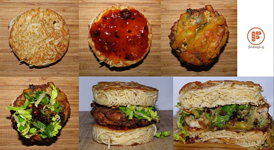 Snapdishの料理写真:Wanton Mee "Kampua" Burger|Daniel Limさん