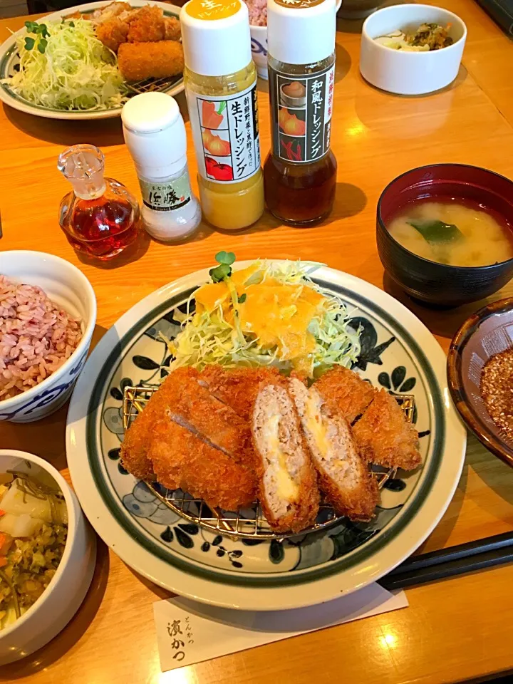 浜勝 バラエティかつ定食|ナナさん