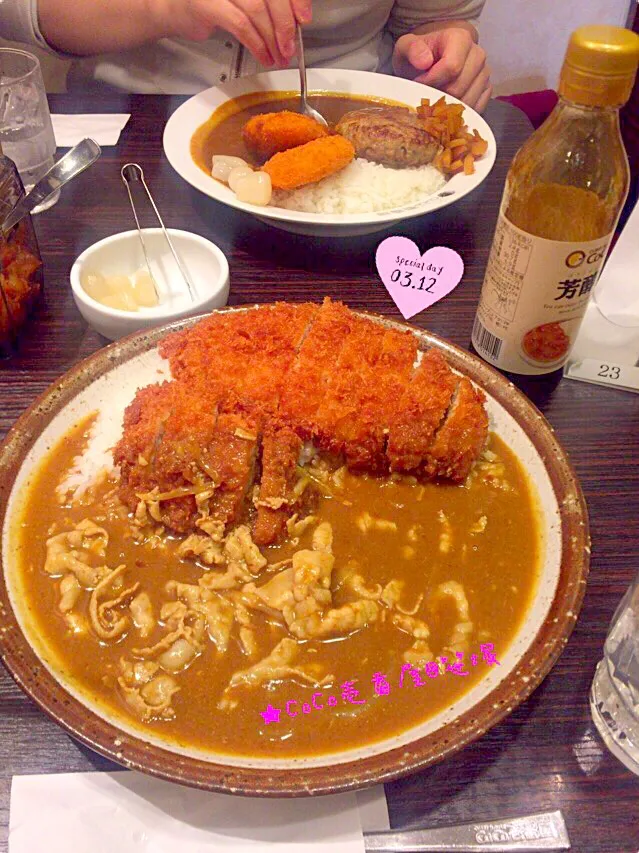 ★☆お出かけランチ☆★ガッツリ❣️ポーク三昧カレー♪|さとみさん