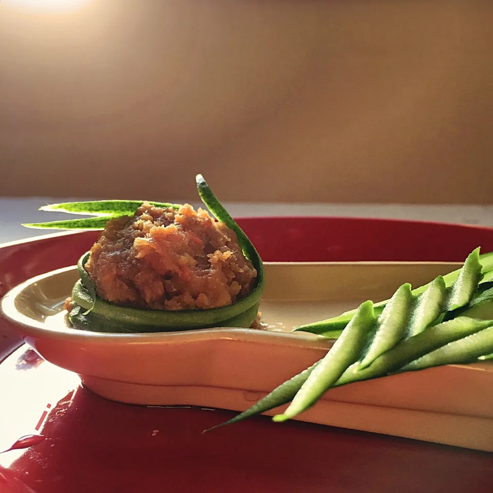 sakurakoちゃんの料理 我が家の常備菜 肉味噌😘 まずはキュウリで👍|izoomさん