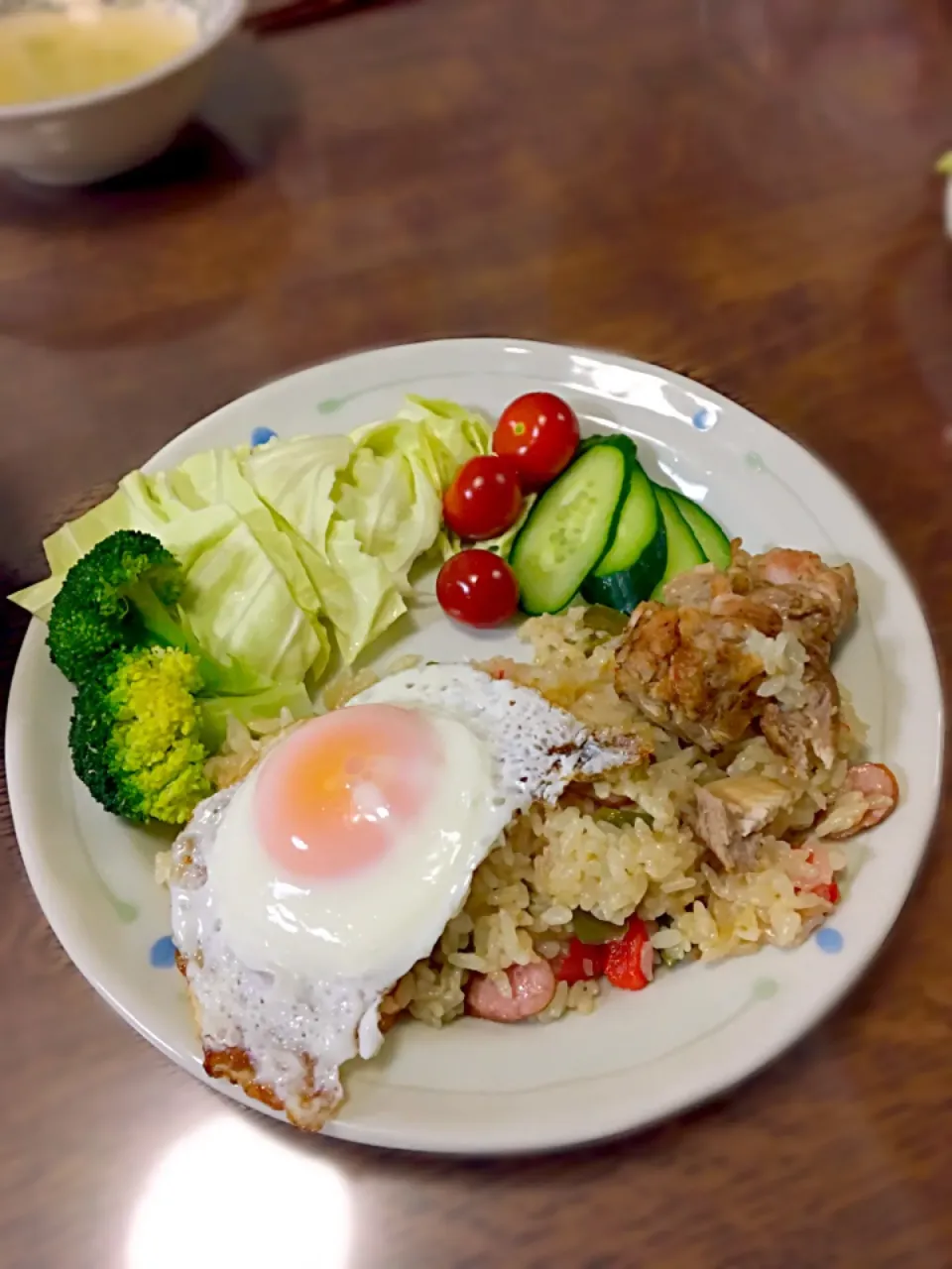 スパイス香るチキン炊飯器ジャンバラヤ|Eins1173さん