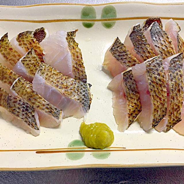 クロムツ 黒ムツ炙り刺身熟成脂ノリノリ 高級魚 Yazzy Snapdish スナップディッシュ Id Otmrwa