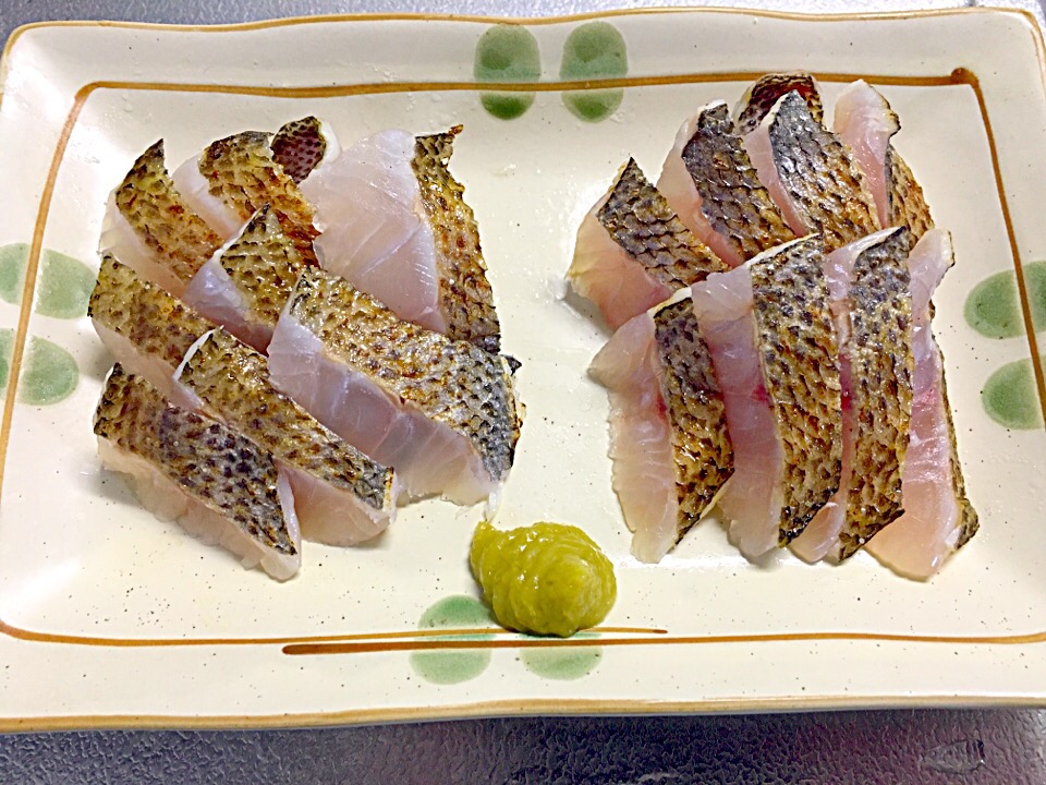 クロムツ 黒ムツ炙り刺身熟成脂ノリノリ 高級魚 Yazzy Snapdish スナップディッシュ Id Otmrwa