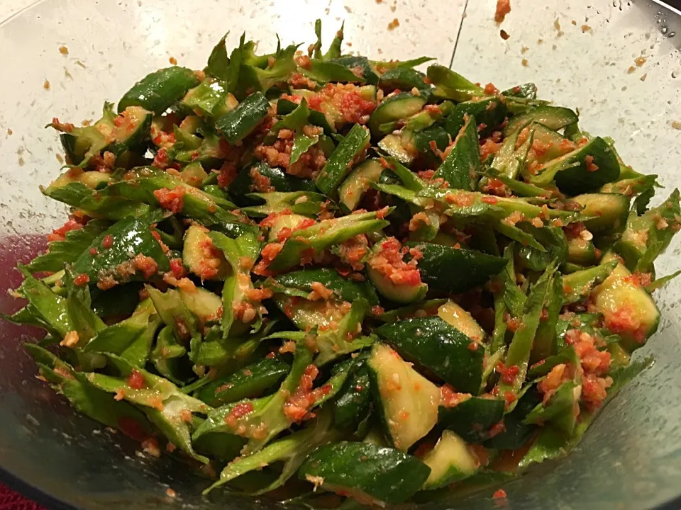 Wingbean and cucumber salad with sambal timun|Ong Sor Fernさん