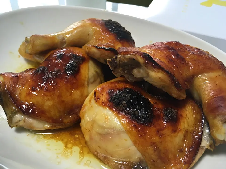 Grilled hyuganatsu marinated chicken thighs|Ong Sor Fernさん