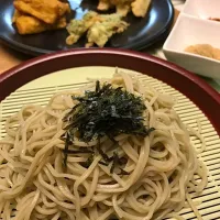 Snapdishの料理写真:へぎ蕎麦と天ぷら|nakoさん