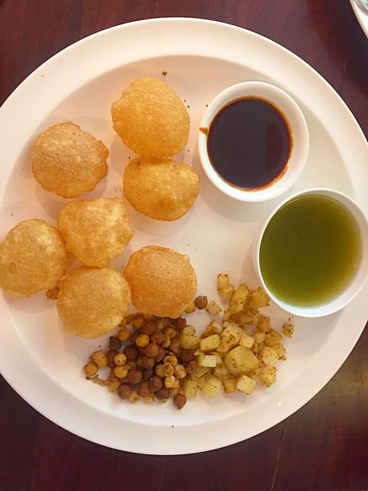 Snapdishの料理写真:pani puri|Cloudy Gさん