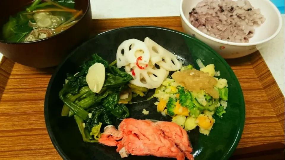 Snapdishの料理写真:今朝の闘病食(о´∀`о)|Yuusan Guuguuさん