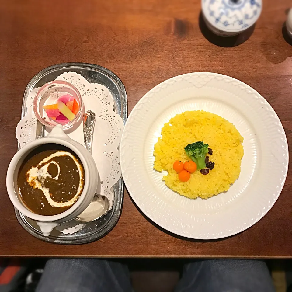 Snapdishの料理写真:【1年1000カレー】2月7日 椿屋珈琲店 上野茶廊／特製ビーフカレー【No.146/1,000】|かれぇ☆はんたぁさん