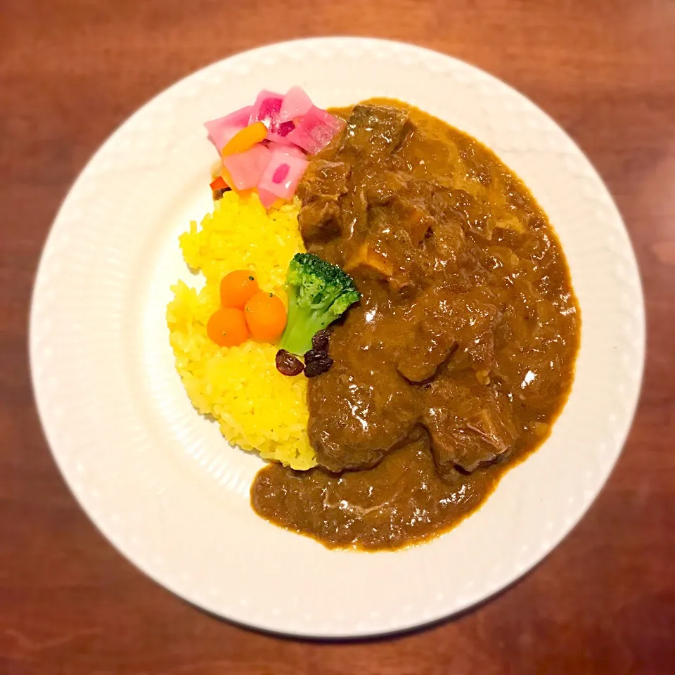 【1年1000カレー】2月7日 椿屋珈琲店 上野茶廊／特製ビーフカレー【No.146/1,000】|かれぇ☆はんたぁさん