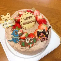 Snapdishの料理写真:お誕生日ケーキ(❁´ω`❁)|nekotamaさん