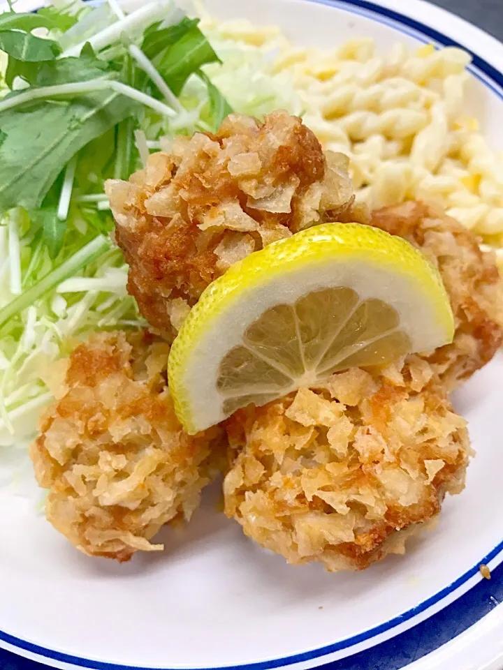 シャキシャキ蓮根ごろもの鶏団子|学食おばちゃんさん