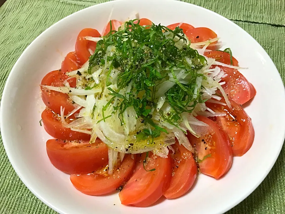 トマトと新玉ねぎのマリネサラダ|Hiropanさん