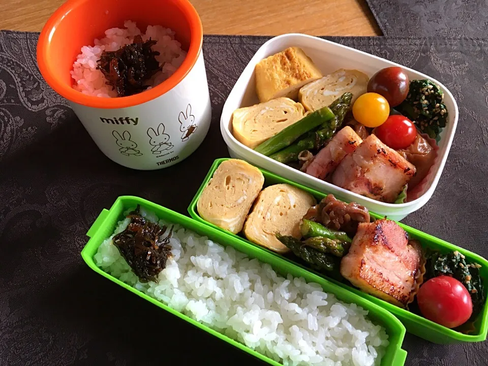 Snapdishの料理写真:肉々しい弁当🐷|csigapogiさん