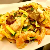 HK Style fried egg and prawn|Alvin Loさん