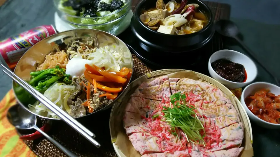 今晩のあて🍻ビビン麺🍜|キム姉さん