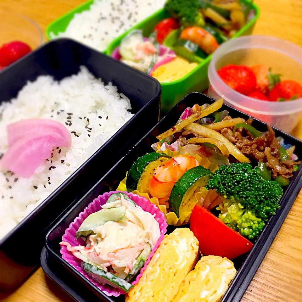 今日のお弁当🍱2017.3.14
パパ弁😊My弁
#お弁当|mayuさん